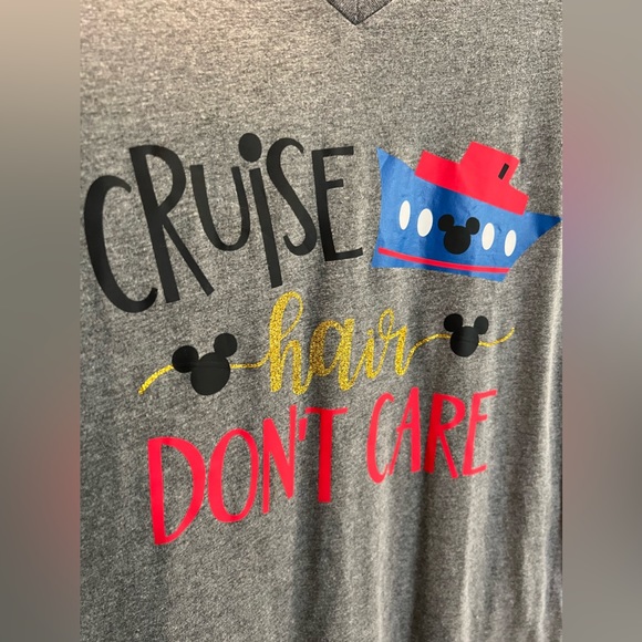 Disney Cruise Mom Vacation Ship Shirt Cruise Line Summer Beach Family Womens Med - Picture 5 of 5